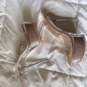Elegant Clear High Heels